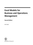 Excel Models for Business and Operations Management