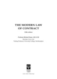 the modern law of contract