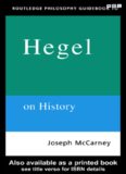 Routledge Philosophy Guidebook to Hegel on History (Routledge Philosophy GuideBooks)