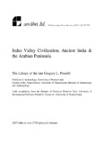 Indus Valley Civilization, Ancient India & the Arabian Peninsula