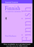 Finnish: An Essential Grammar