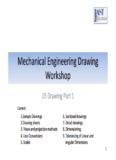 Mechanical Engineering Drawing Workshop